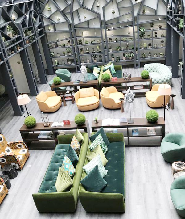Bọc ghế sofa quán cafe tại Đà Lạt